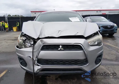 2014 Mitsubishi Outlander Sport Es from USA, damaged, VIN 4A4AP3AU2EE014732